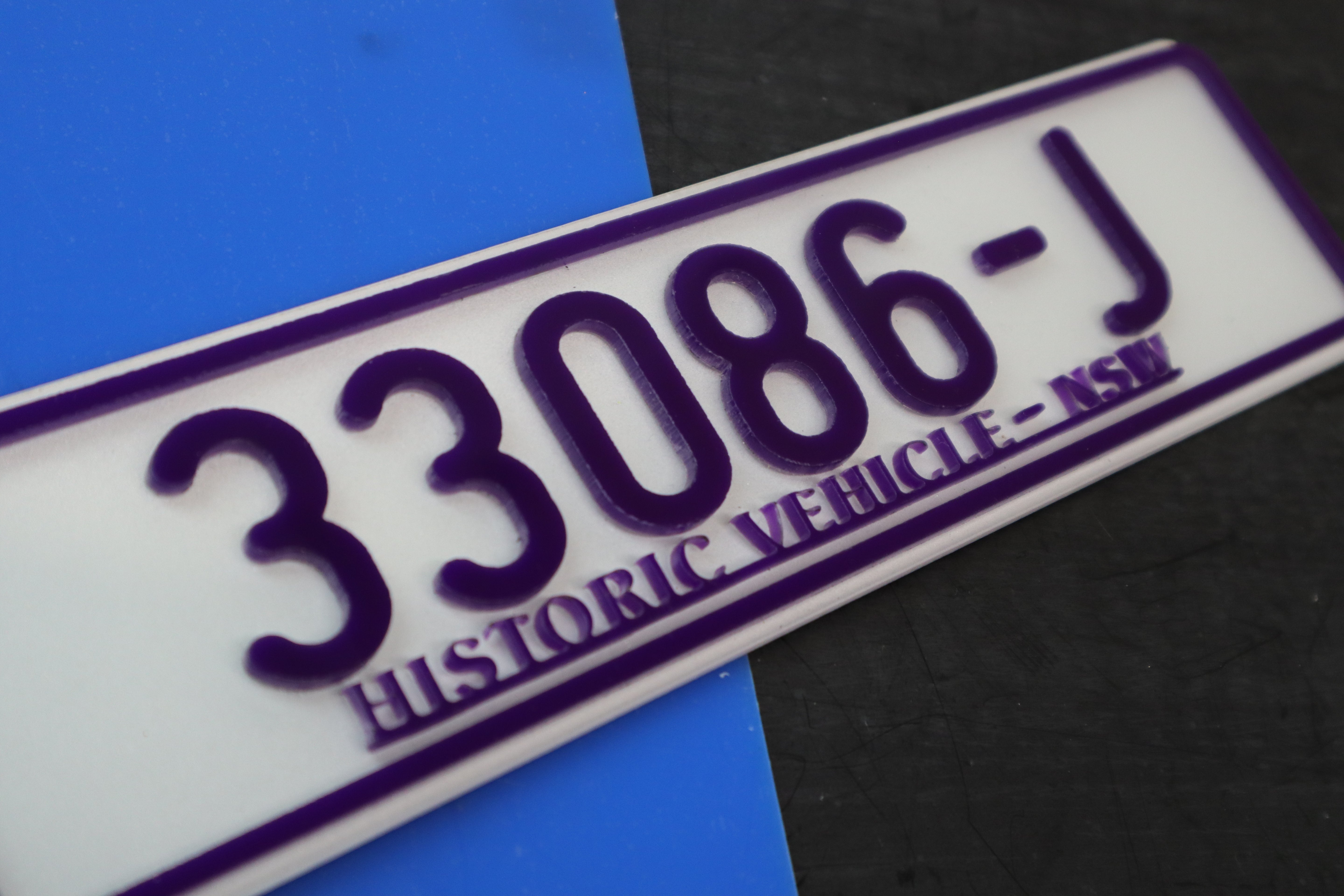 Elegance from Oz: Personalized Australian Custom Vehicle License Plate LB13