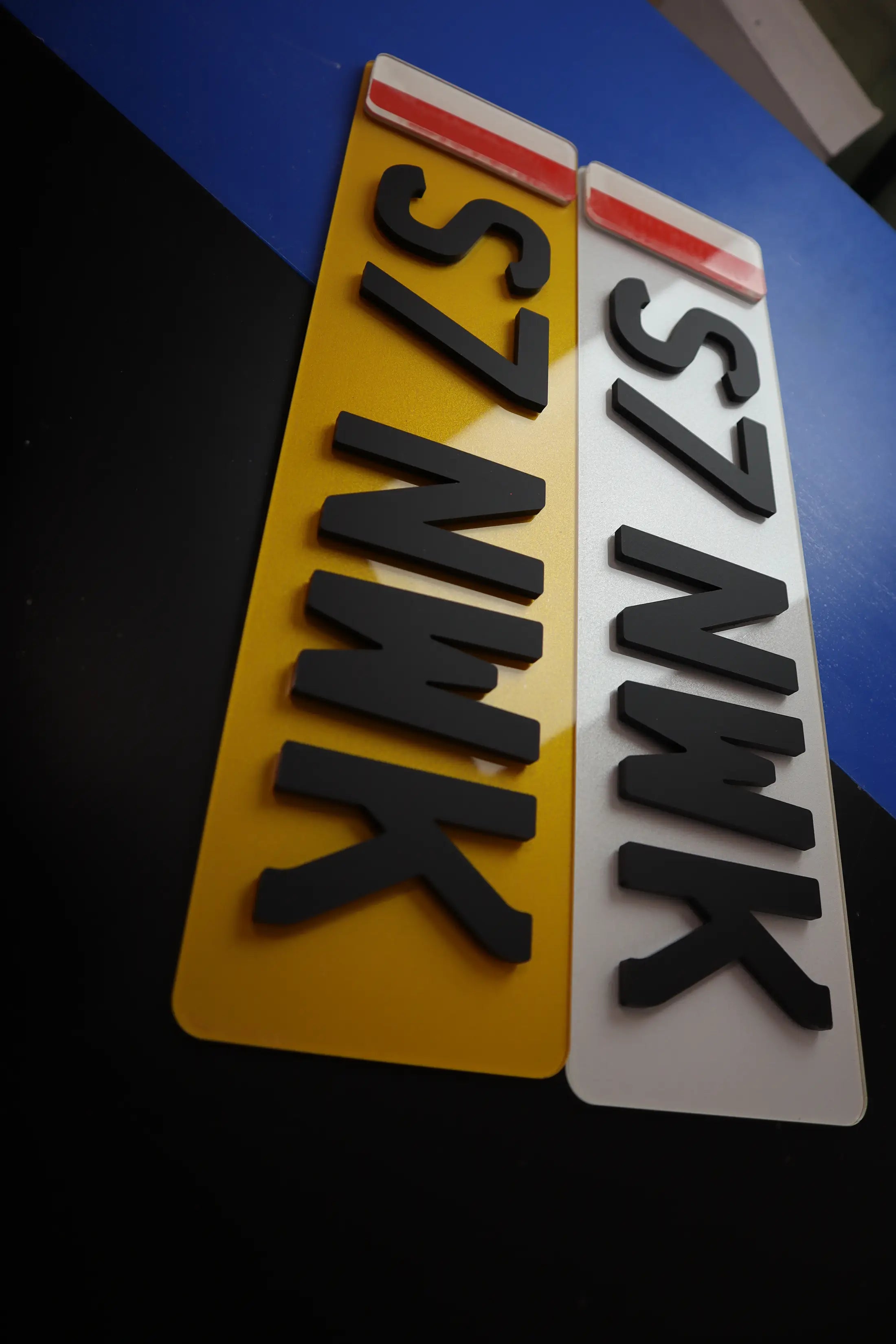 Shortened Plates with Polish Flag and Matte Lettering LB20