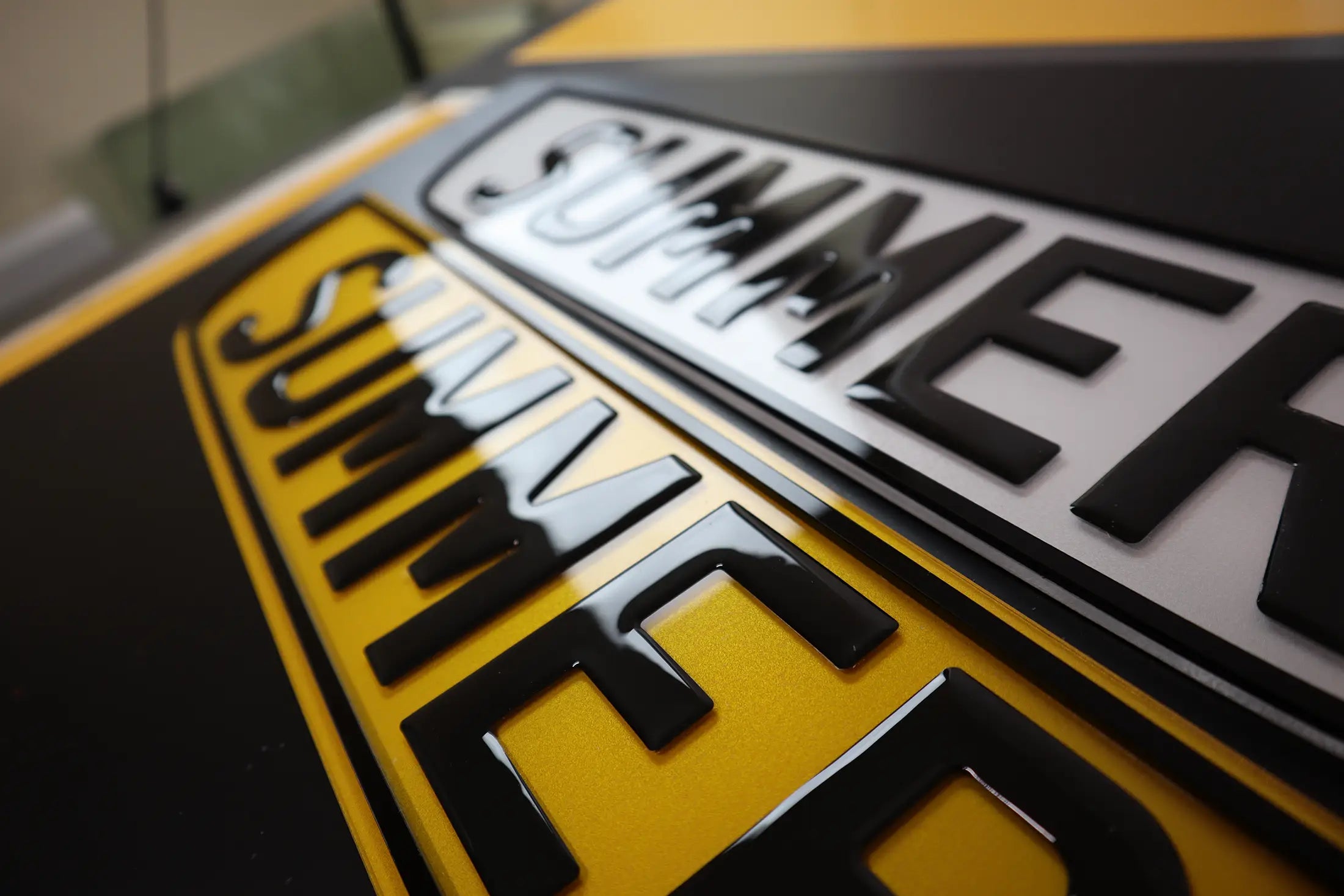 ‘Summer’ Show Plates – Custom Smile Gel & 4D Border LB46