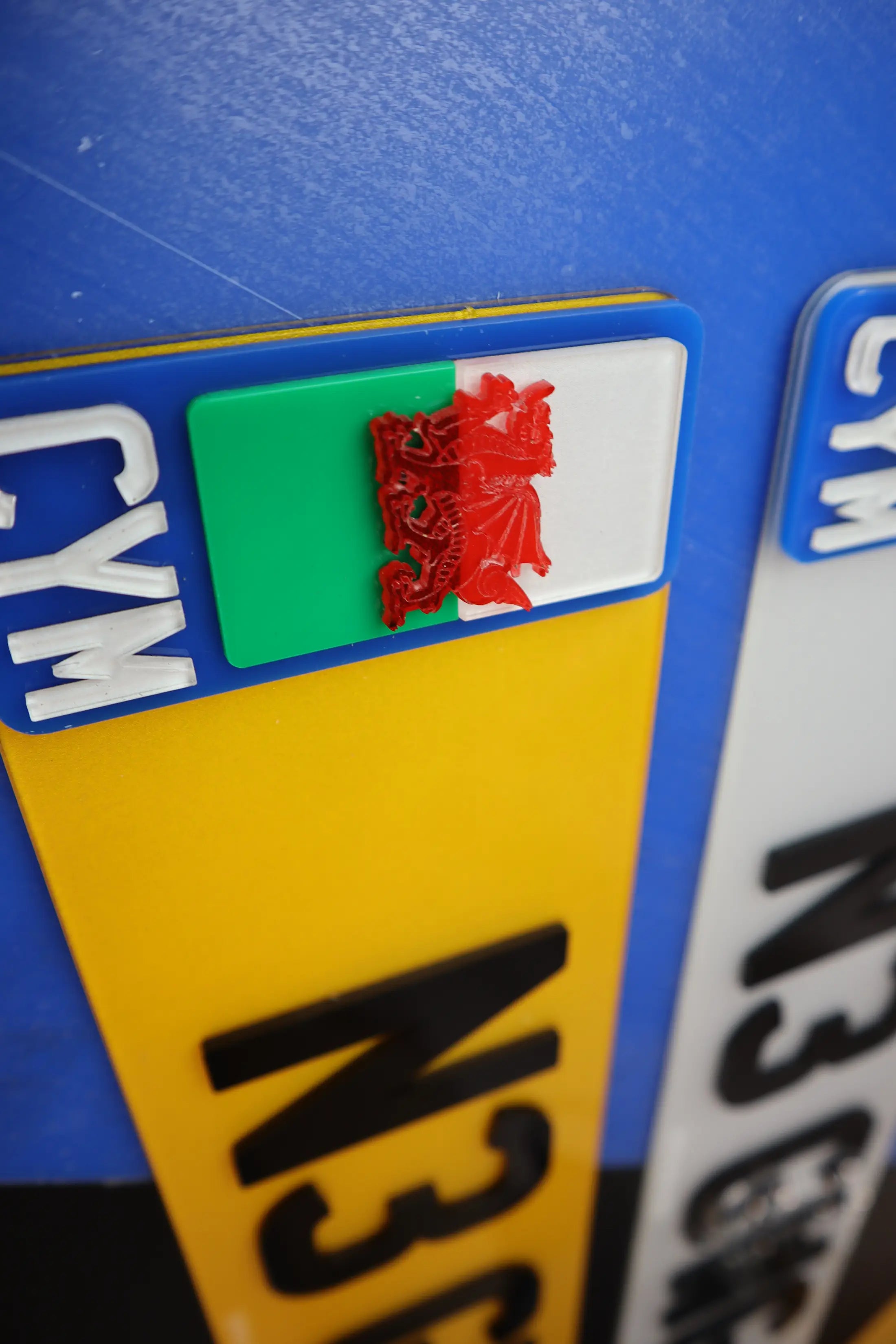 Custom 3mm Acrylic Gloss Classic Plates CYM Flag Edition LB57