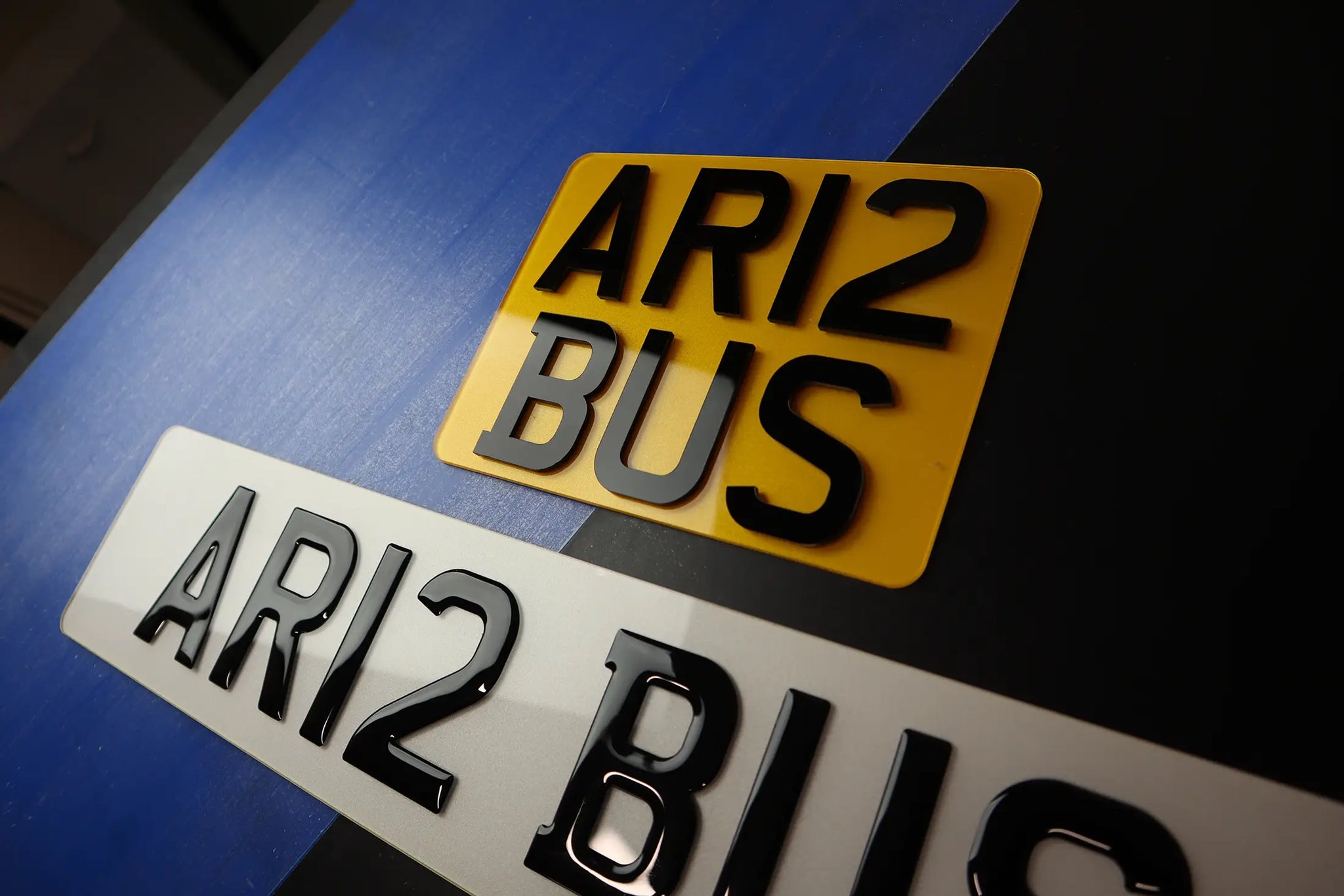Taxi Twin Plate Set Classic Gel Lettering With Dual Acrylic Design LB5 taxi-twin-plate-set-classic-gel-lettering-with-dual-acrylic-design-lb5