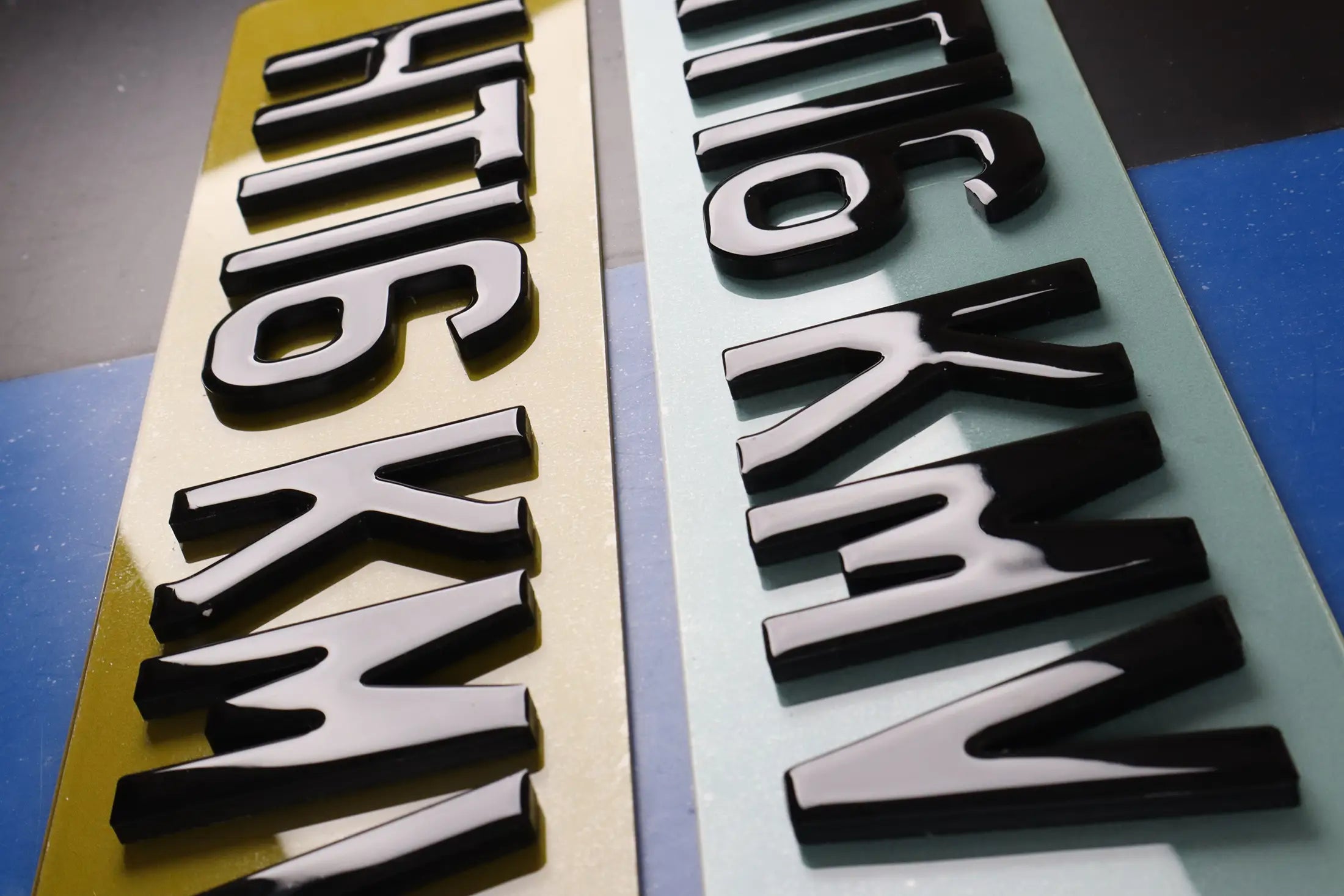 7mm Gel Light Blue Tinted Plate Smoked Acrylic Show Plate LB72