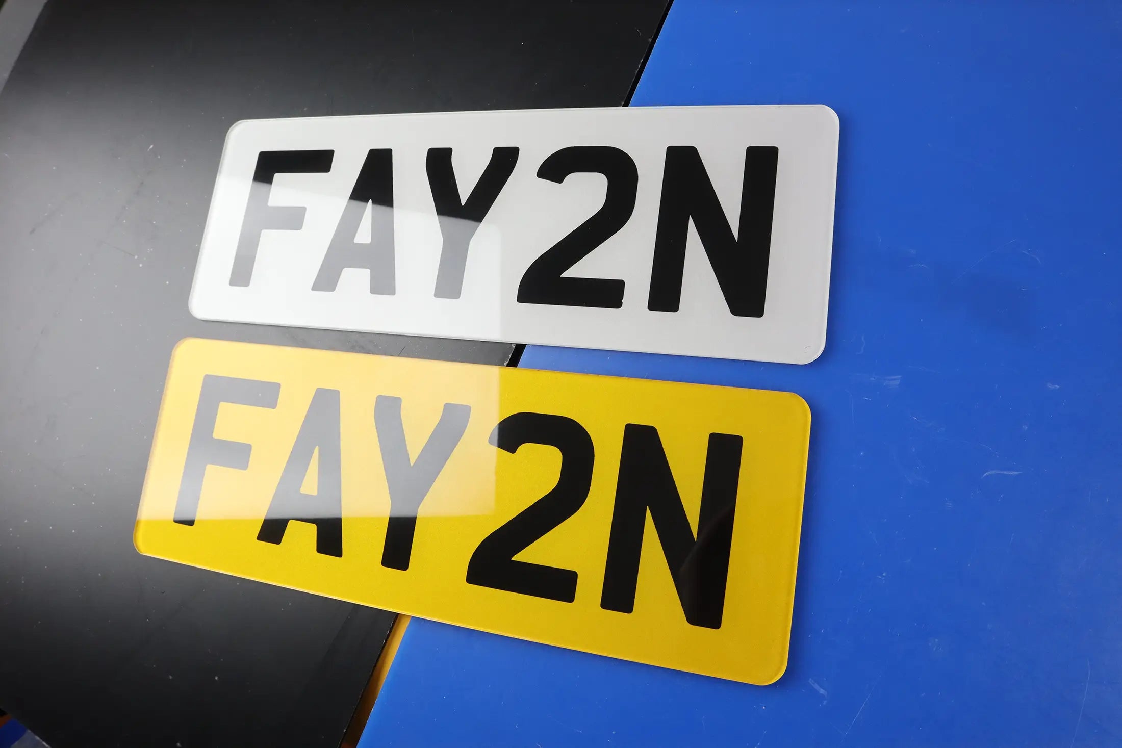 2D HD Printed Short Plate (32cm) Custom Car Plate LB73