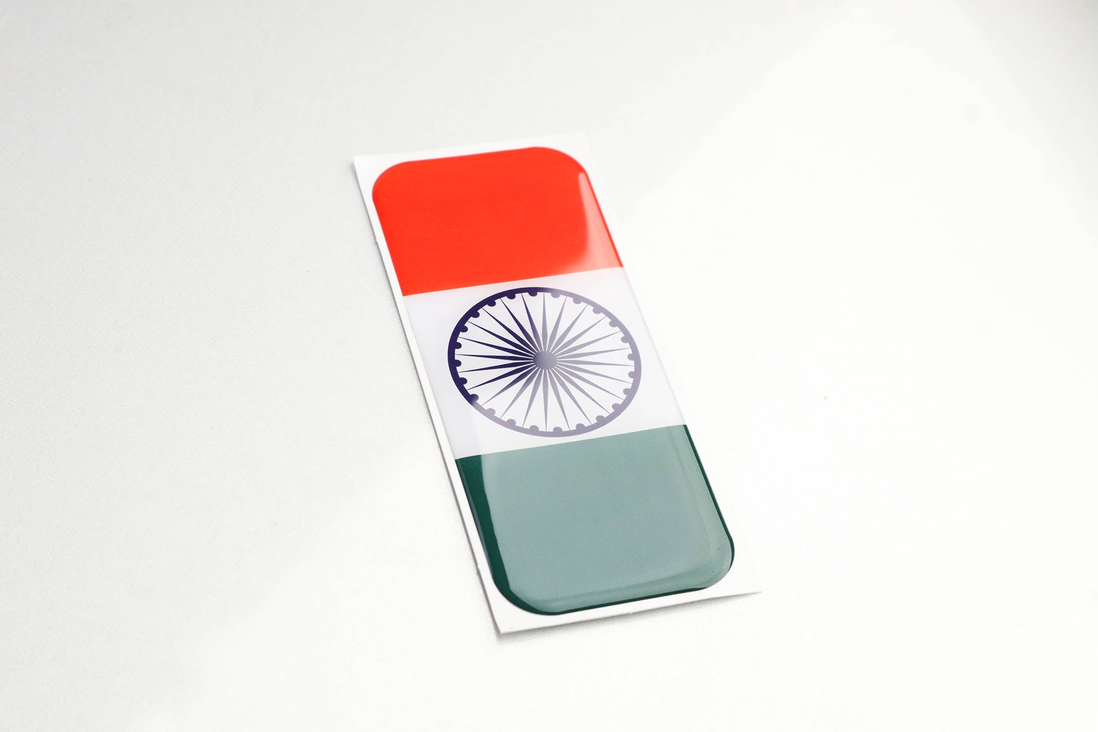 Pair of Flags for Number Plates - Printed, Gel, Acrylic