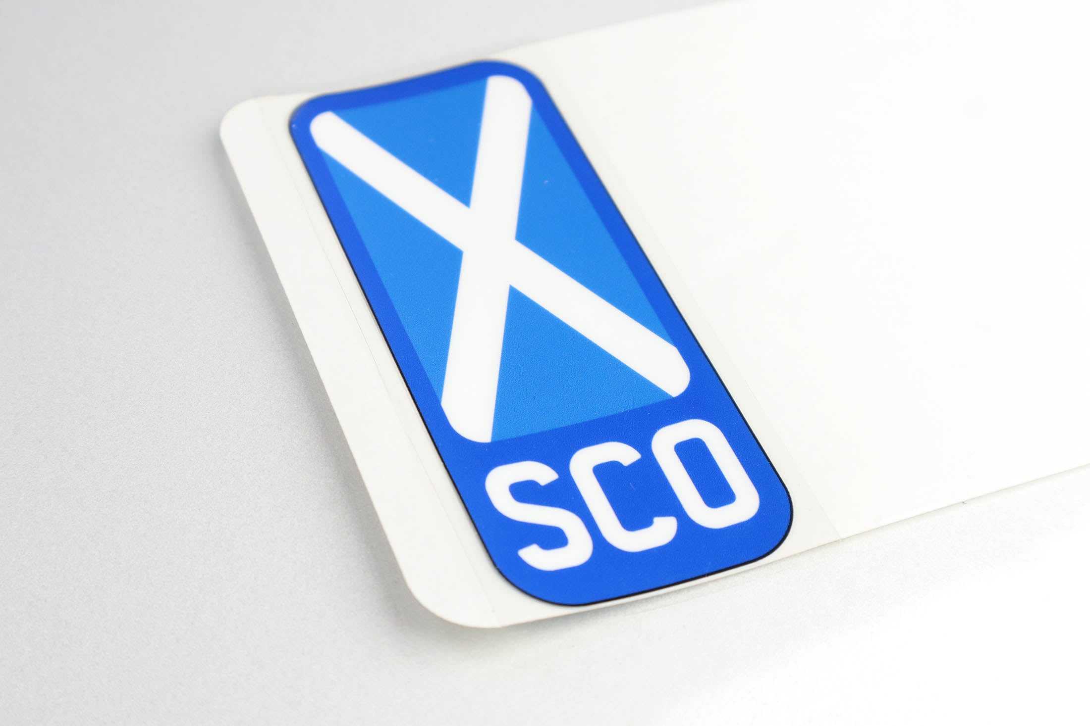 Pair of Flags for Number Plates - Printed, Gel, Acrylic