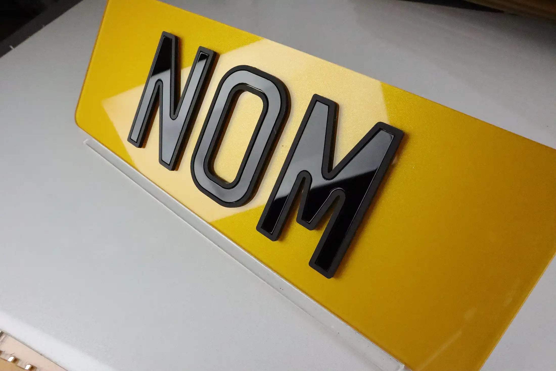 Number Plate by Style - Flush XR