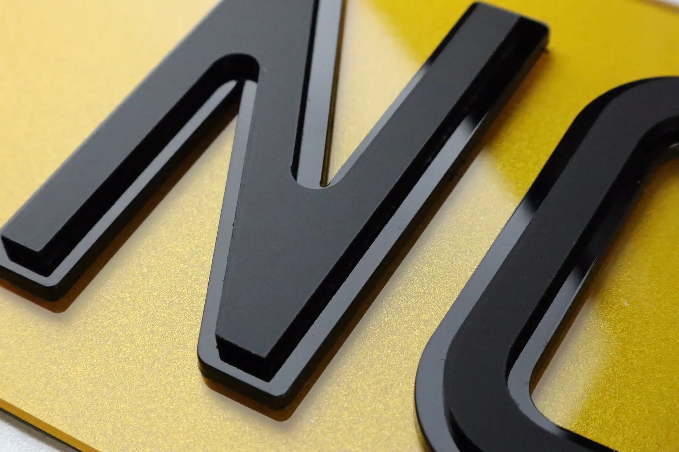 Number Plate by Style - Shadow