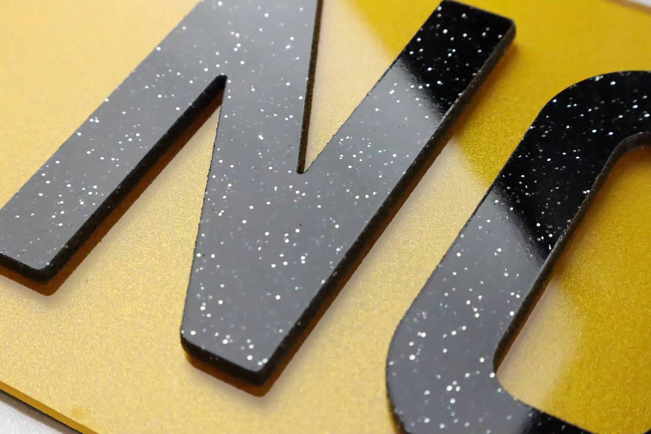 Number Plate by Style - Glitter Bling