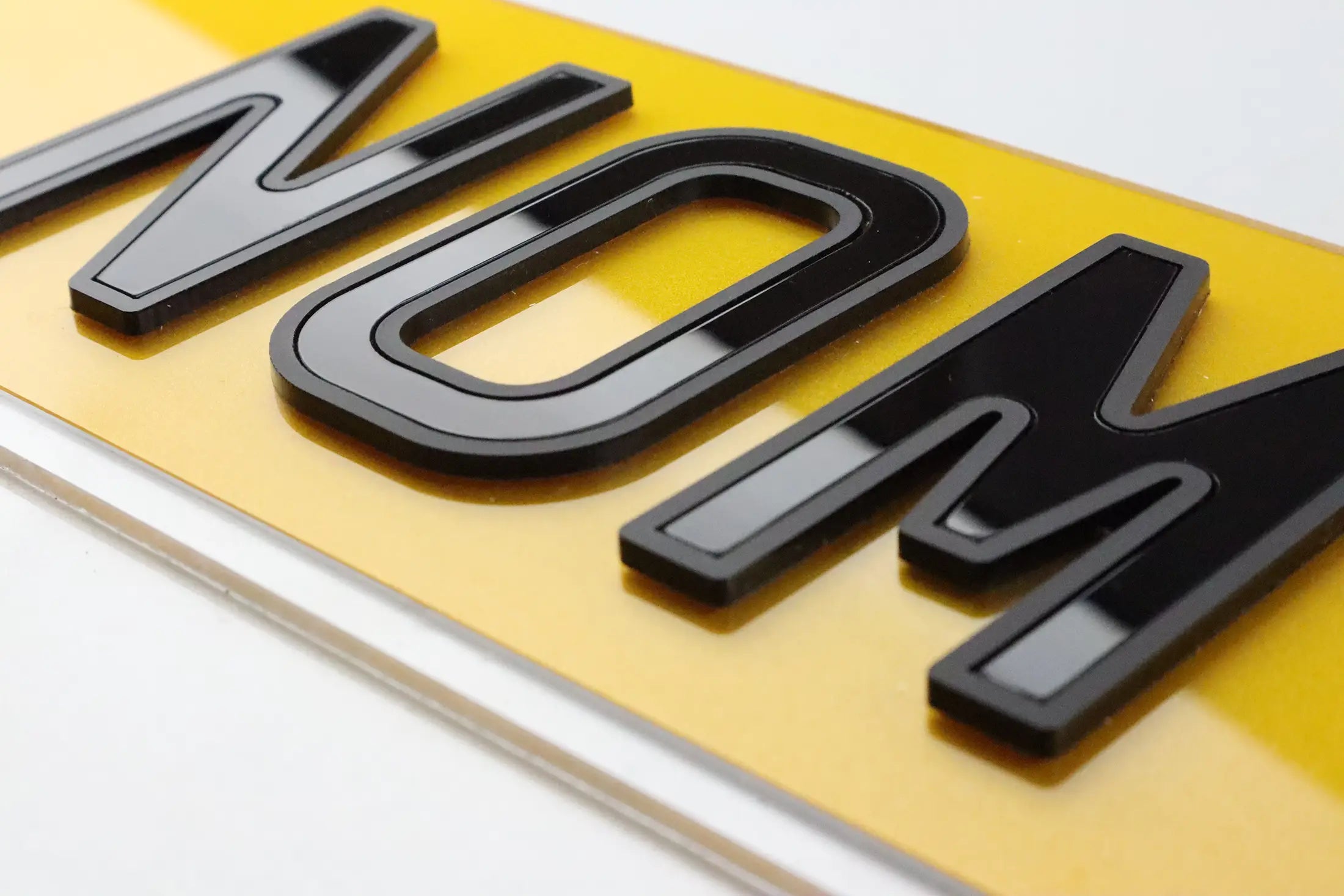 Number Plate by Style - Flush XR