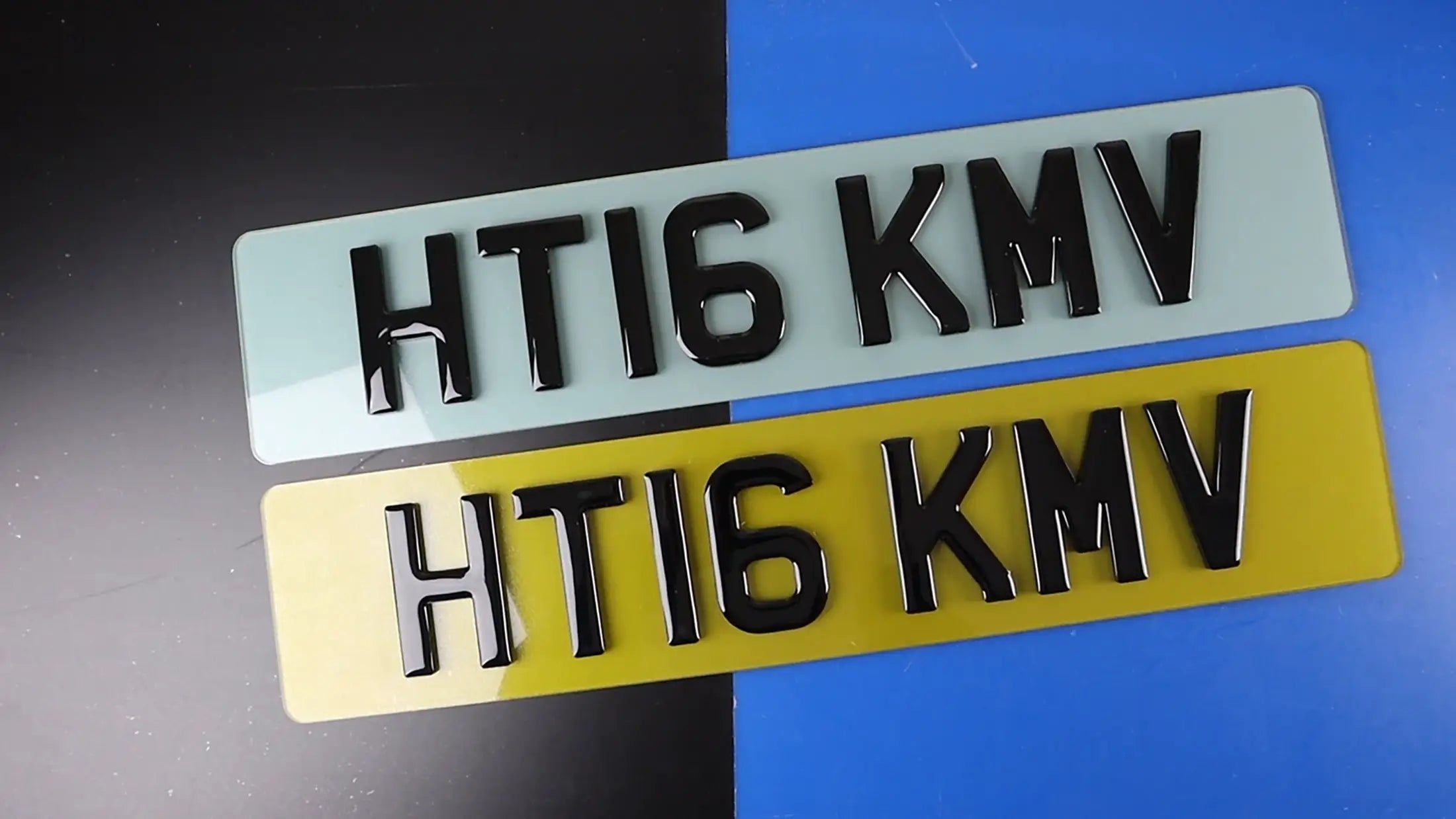 7mm Gel Light Blue Tinted Plate Smoked Acrylic Show Plate LB72