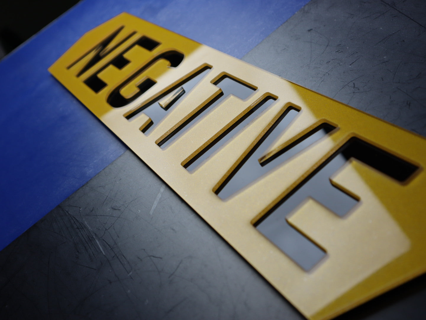 Pair of Negative Inverted Dimensional 4D Number Plates