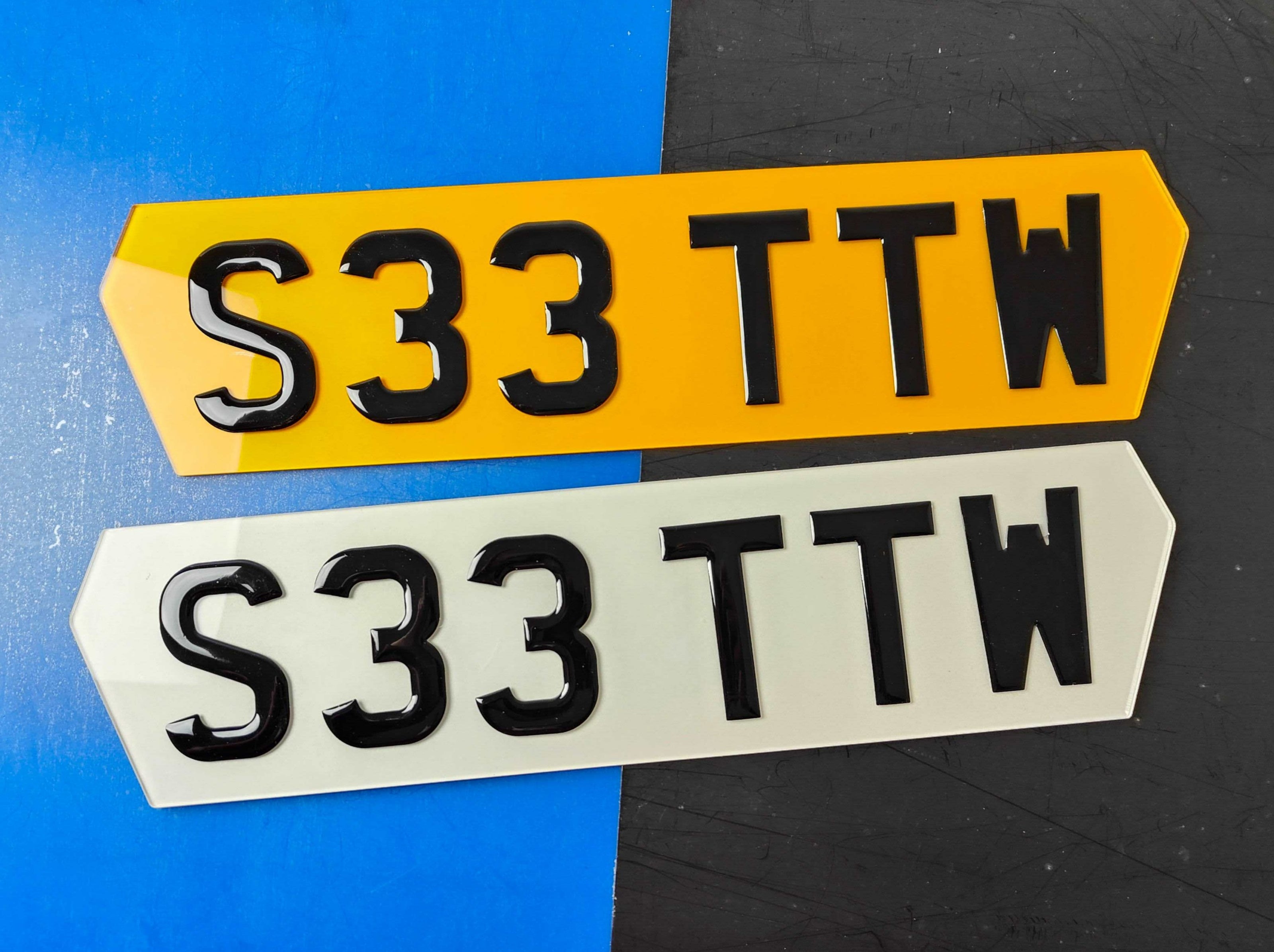 2x Gel 3D And 4D Number Plates Single Layer Smooth Domed Raised 2x-gel-3d-and-4d-number-plates-single-layer-smooth-domed-raised