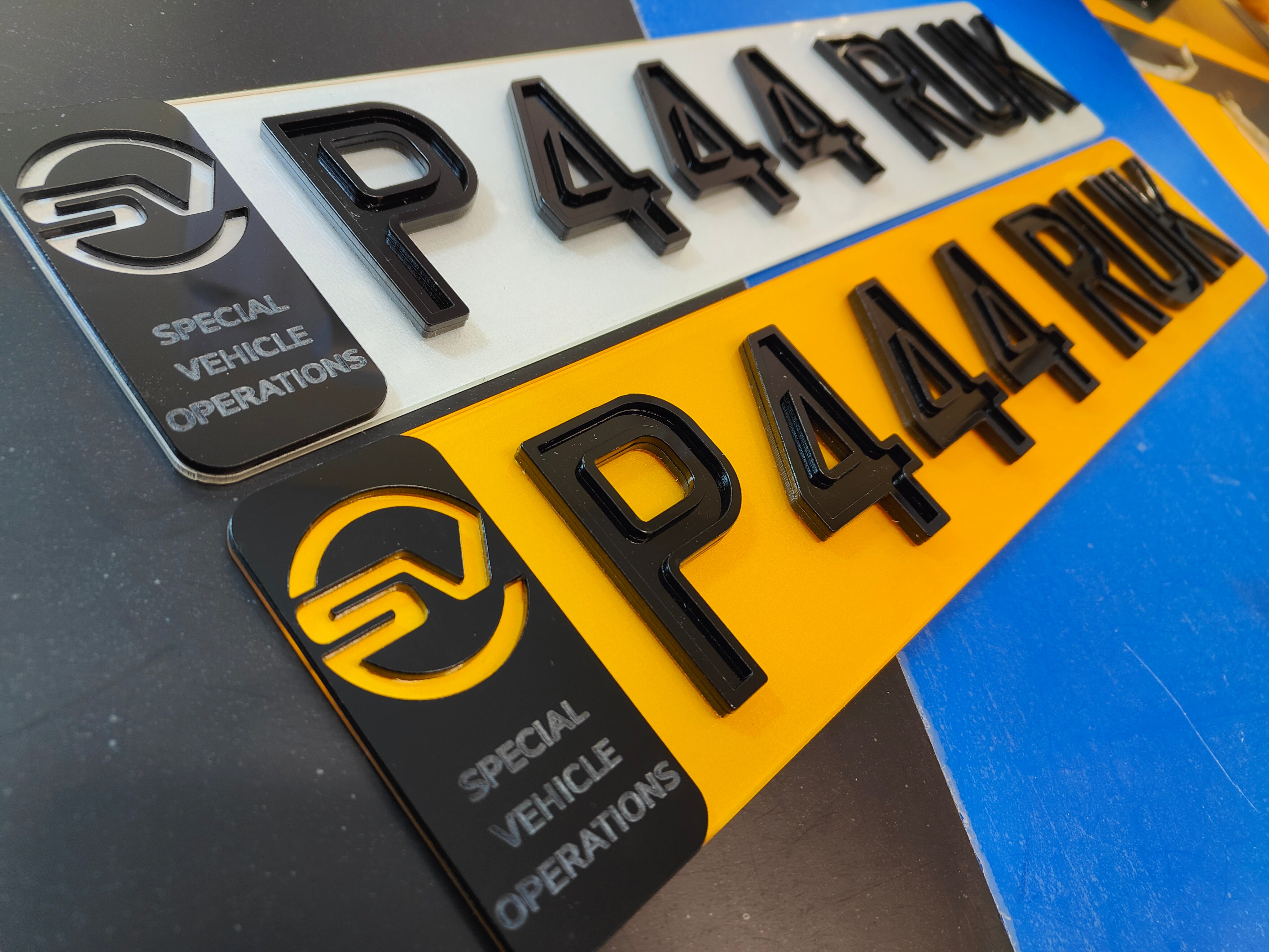 Are 4D Number Plates Made From Gel or Acrylic? 4D Gel Plates - Bespoke  Plates