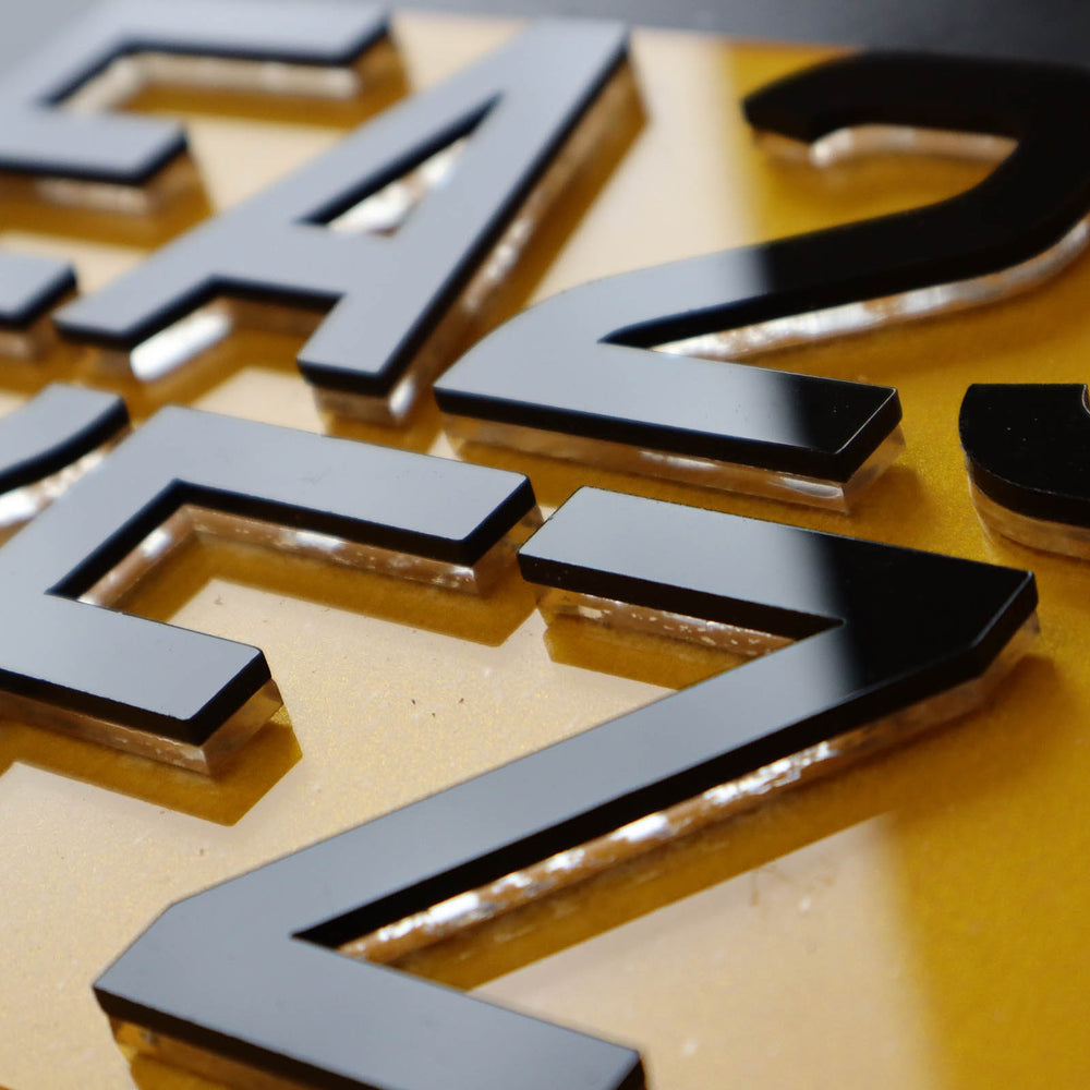 Premium Motorbike Number Plates | Unique 4D Designs - Nom Plates