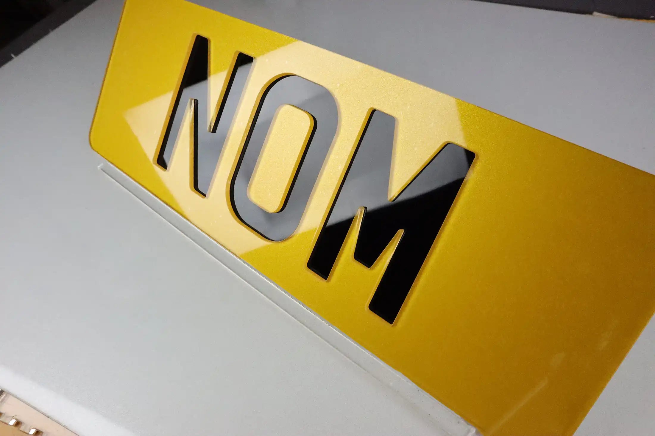 Number Plate by Style - Negative